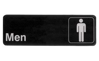 INFORMATION SIGN "MEN"