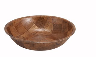 SALAD BOWL WOOD 16"