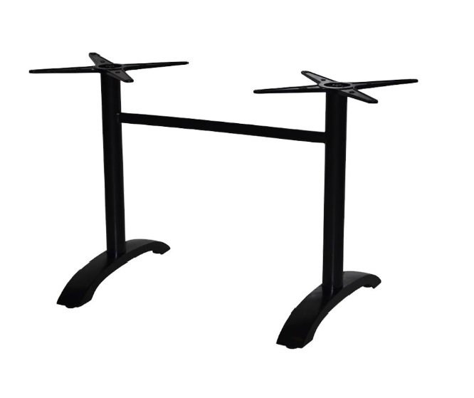 TABLE BASE ISA 4T BLACK, DOUBLE