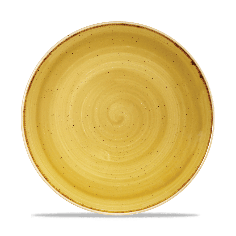 COUPE PLATE 26CM MUSTARD SEED YELLOW TBD - EACH