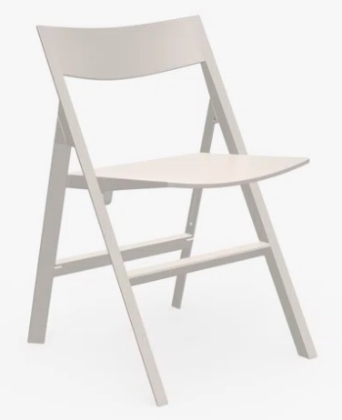 QUARTZ FOLDING CHAIR ECRU TBD