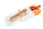 HOT DOG BAG W/PRINT 7X5X18CM - PACK 0F 500 EACH