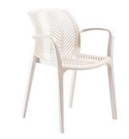 CHAIR SPYGA W/ARM, SAND