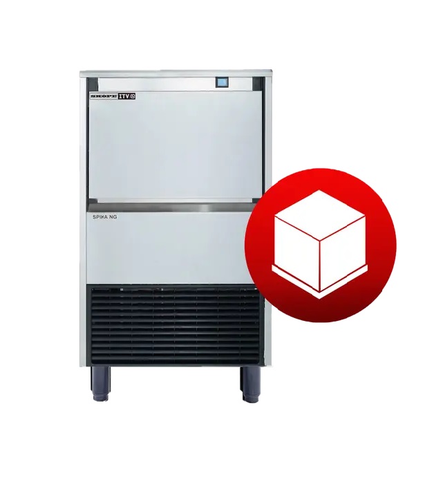 ICE MACHINE W/BIN, FULL CUBE - 115V (167LBS/76KG)