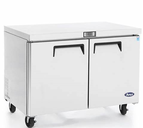 UNDERCOUNTER COOLER 48", 2 DOOR SS - 115V (13.4CFT)
