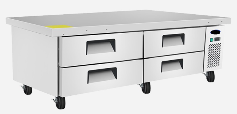 CHEF BASE 72", 4 DRAWER - 115V (12.1CFT)