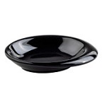 MINI SERVER OVAL BOWL 1.5oz MELAMINE BLACK