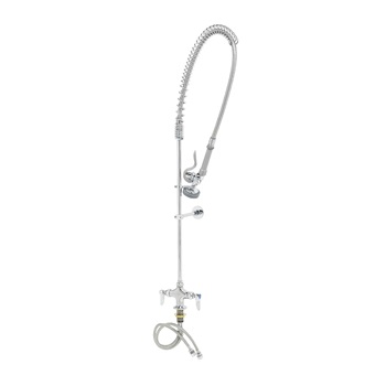 PRE-RINSE, DECK MOUNT FAUCET - SINGLE HOLE, COMPRESSION CARTRIDGES