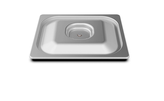 VACUUM LID GN1/2 460x330, SS