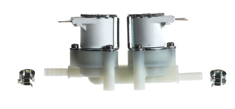 DUAL SOLENOID VALVE KIT, BARBE