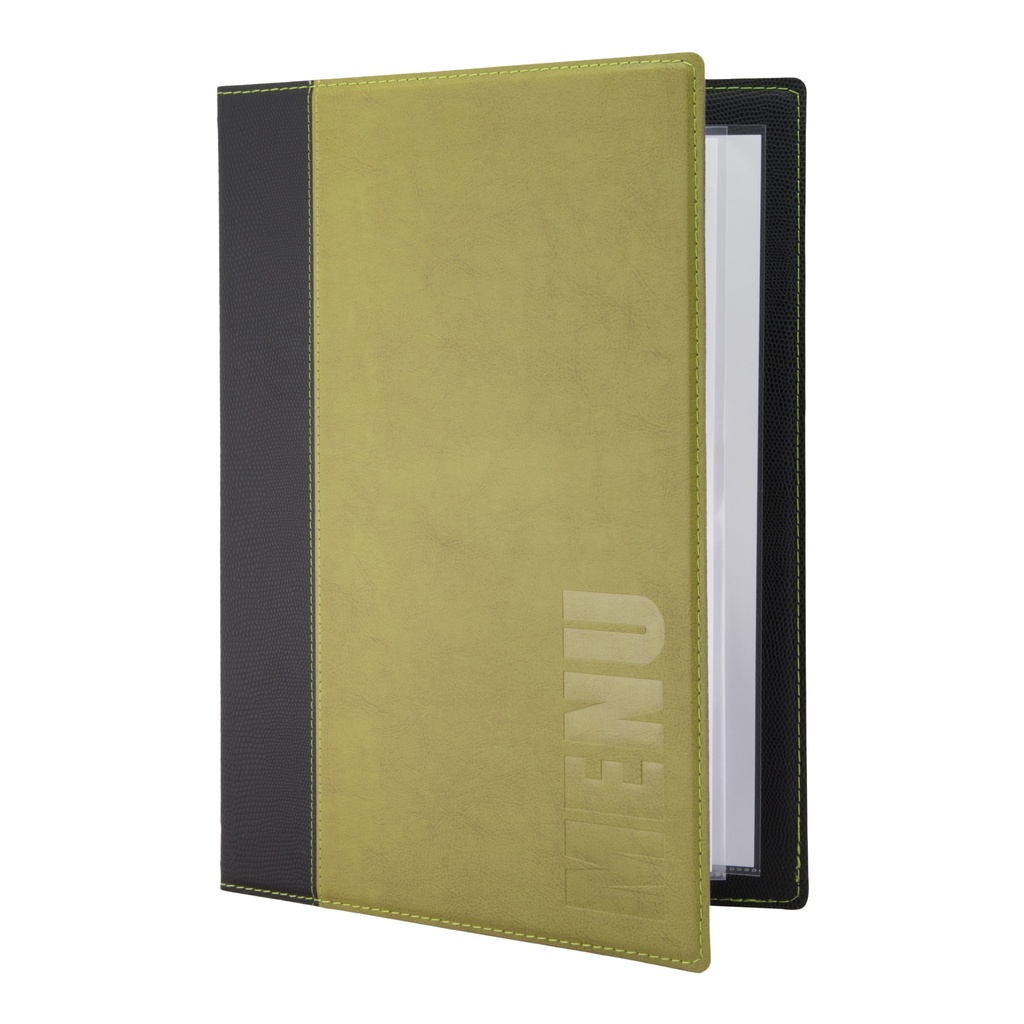 MENU COVER TRENDY GREEN A4 - EACH