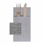 NAPKIN KANGAROO GRAPHITE 33X40CM - PACK OF 50 EACH