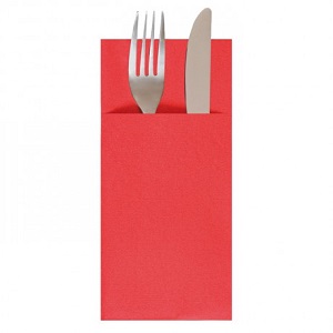 NAPKIN KANGAROO RED 33X40CM - PACK OF 50 EACH