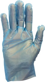 POLY HYBRID GLOVES BLUE TBD - CASE OF 10 BOX