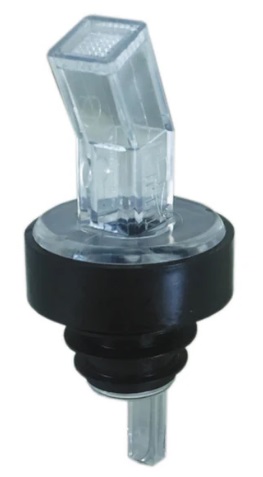 FREE FLOW SCREENED POURER CLEAR - DOZEN