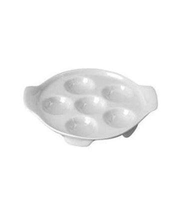 ESCARGOT DISH 6 HOLES - DOZEN