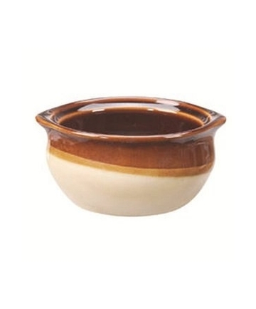 ONION SOUP CROCK CARAMEL - EACH