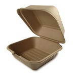 1-COMPARTMENT FIBER CONTAINER 6X6" - PACK OF 50 EACH