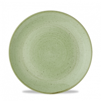 STONECAST SAGE GREEN EVOLVE COUPE PLATE 9"