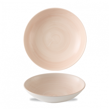 STONECAST CANVAS CORAL COUPE BOWL 7.25"