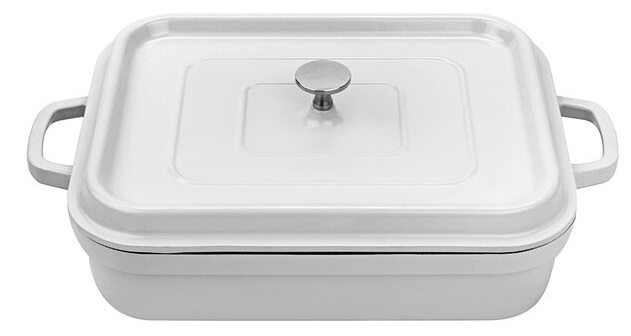 INDUCTION READY PAN WHITE 5QRT W/LID HOLDER TBD