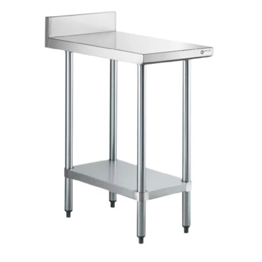 FILLER TABLE 30X12 SS, WITH BACKSPLASH 