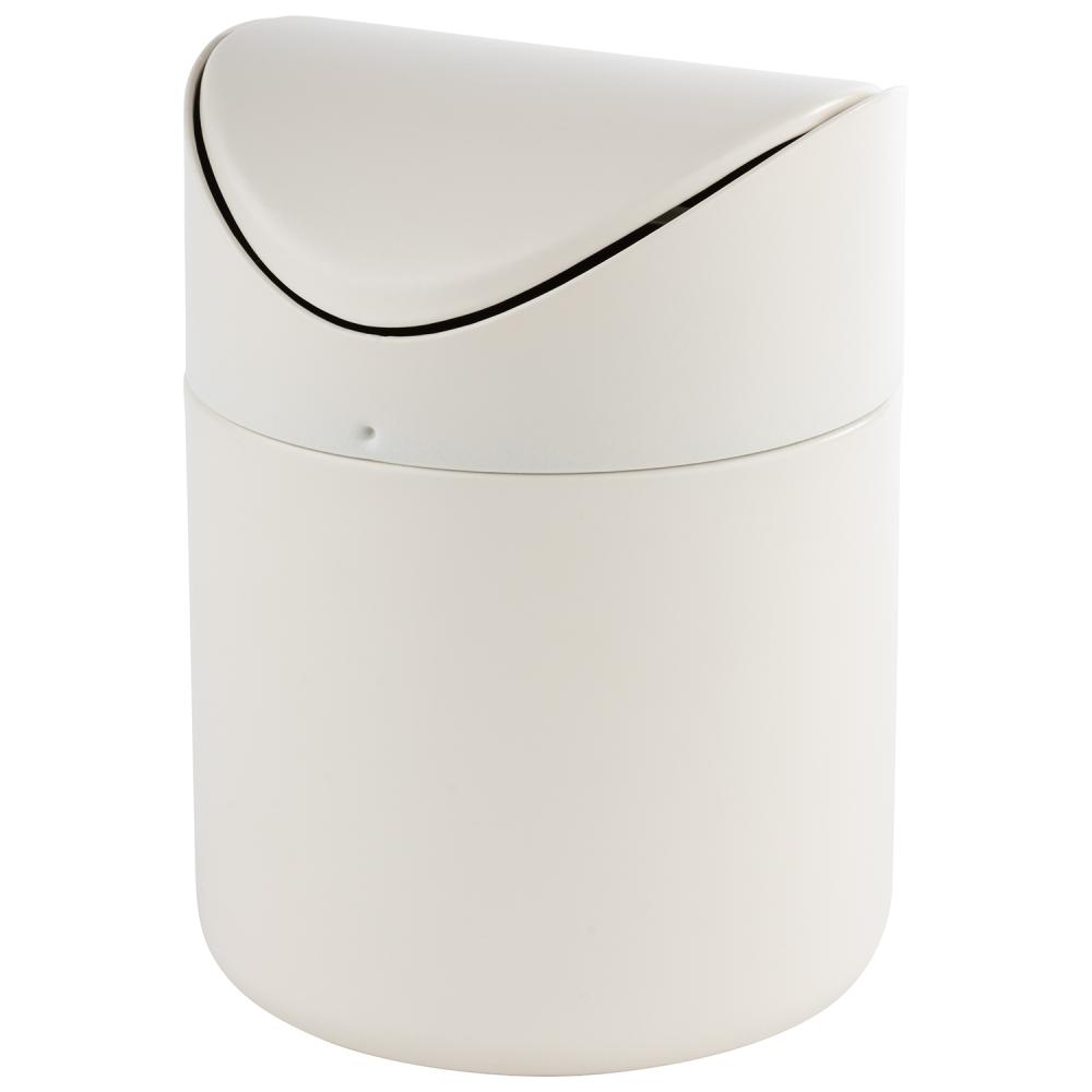 TABLE GARBAGE BIN WHITE - EACH 