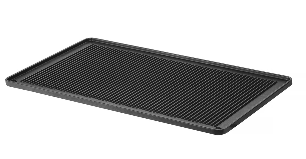 GRILL PLATE GN1/1 325x530, CONVECTOMAT RIBBED - NON-STICK ALUM (12.8"x20.87")