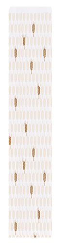 BREAD BAG CERES WHITE 12+7X66CM TBD - PACK OF 100 EACH