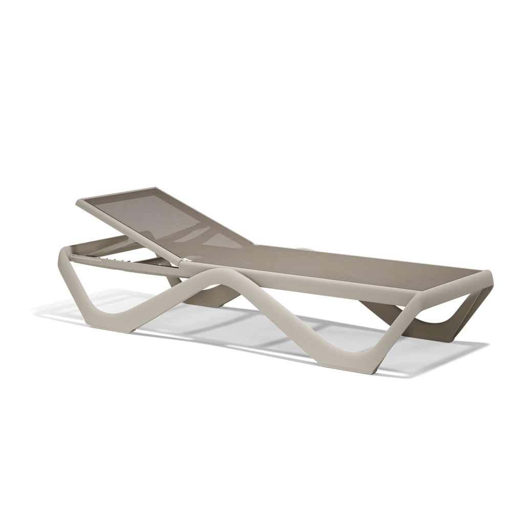 LOVE SUN LOUNGER, ECRU+TORTORA - EACH 