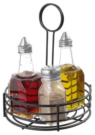 CONDIMENT RACK ROUND