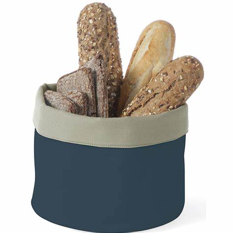 BREAD BAG 15X15CM DARK GREY