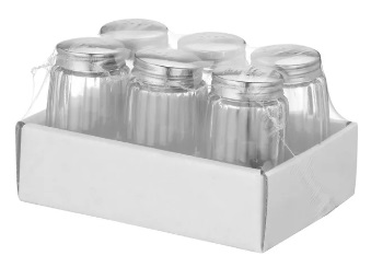 PEPPER SHAKER - SET OF 6 EACH