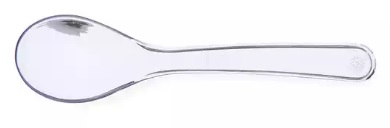 SALAD SPOON CLEAR