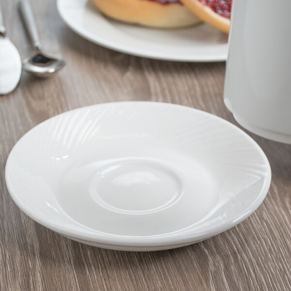 BASIC ORBIS 6" SAUCER WHITE TBD - EACH