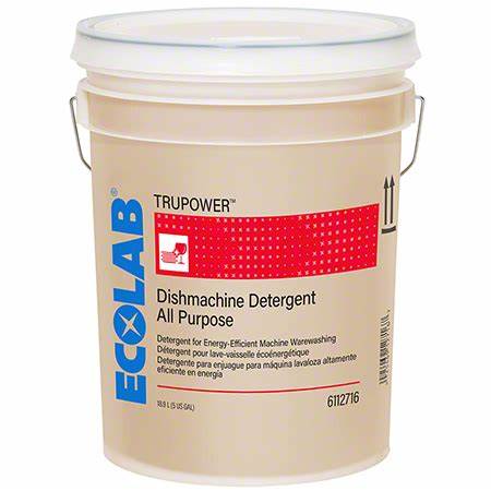 TRUPOWER DISHMACHINE DETERGENT HEAVY DUTY 5 GALLON - PAIL 