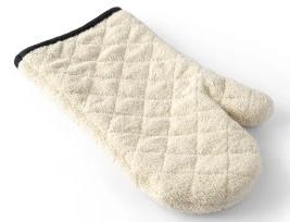 OVEN MITTS COTTON - PAIR