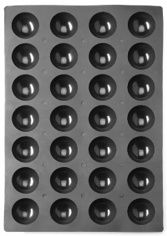 SILICONE MOULD SEMI SPHERE 60X39.5X3.5CM 