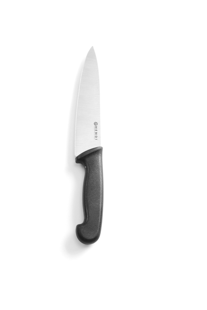 COOK'S KNIFE BLACK 18CM