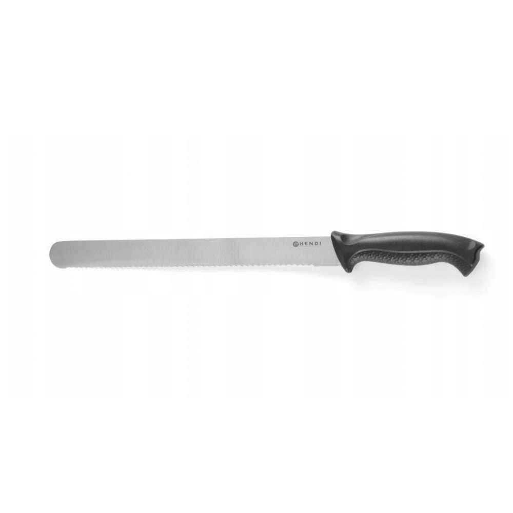 BREAD KNIFE BLACK 30CM  