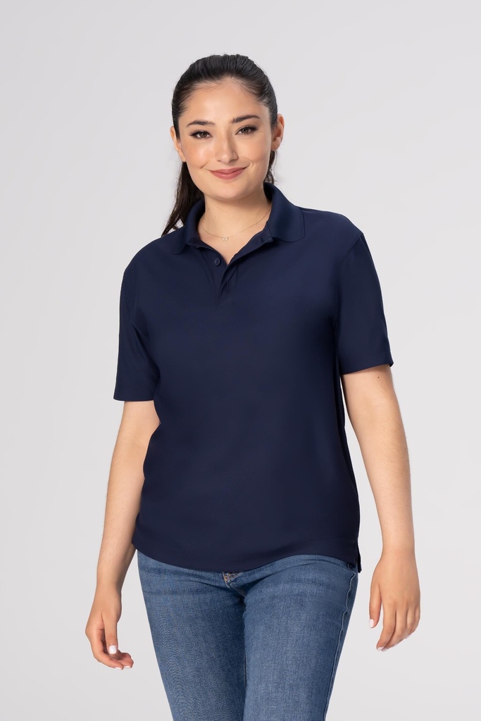WOMEN'S POLO SHIRT NAVY - SIZE LARGE