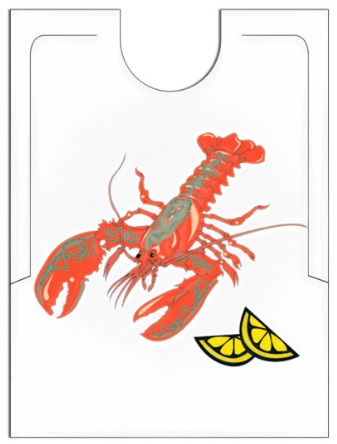 ADULT LOBSTER BIBS - PACK OF 500 EACH