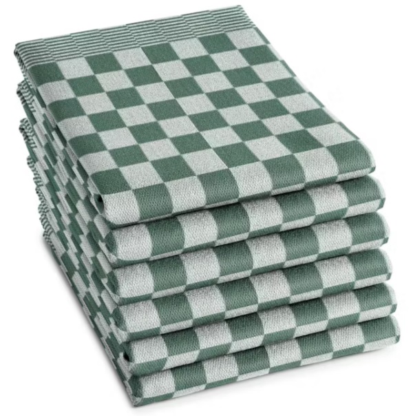 TEA TOWEL GREEN 6EA/PACK TBD