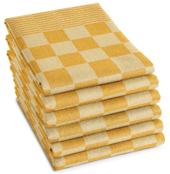 TEA TOWEL YELLOW 6EA/PACK TBD