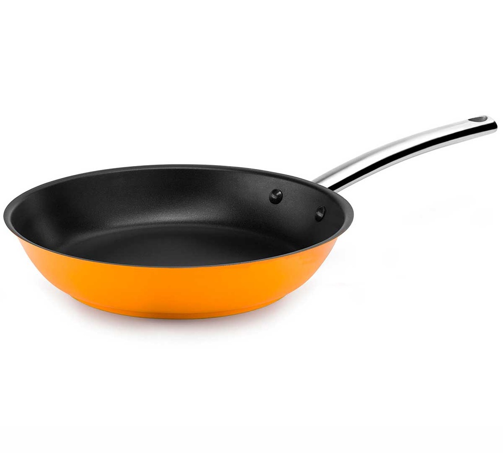 FRY PAN YELLOW EXCALIBUR NON-STICK 28CM INDUCTION READY TBD