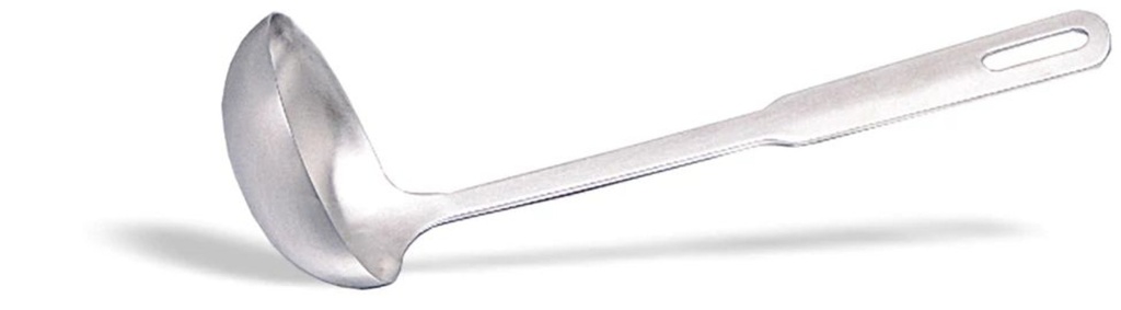 LADLE ONE-PIECE 28CM STAINLESS STEEL SATIN FINISH