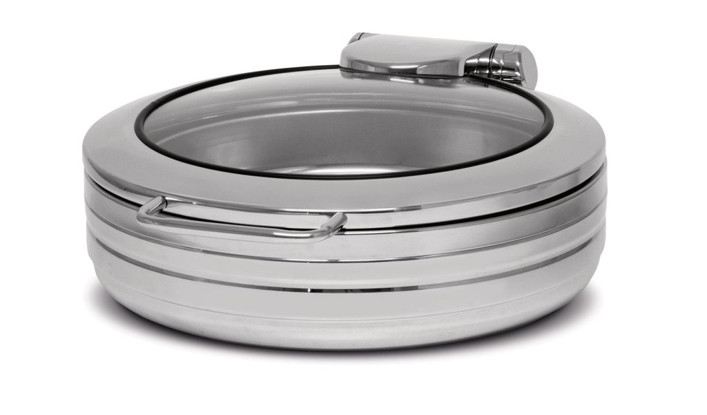 CHAFING DISH ROUND GLASS TOP