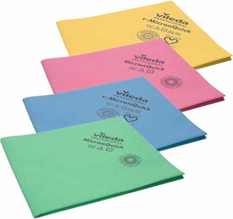 MICROFIBER CLOTH R-MICRON QUICK GREEN - CASE OF 20 PACK
