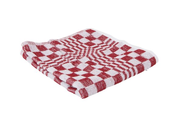 KITCHEN TOWEL 50X50CM RED - PACK OF 3 EACH 