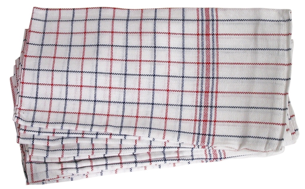 TEA TOWEL 65X65CM NATIONAL DIAMOND - PACK OF 6 EACH